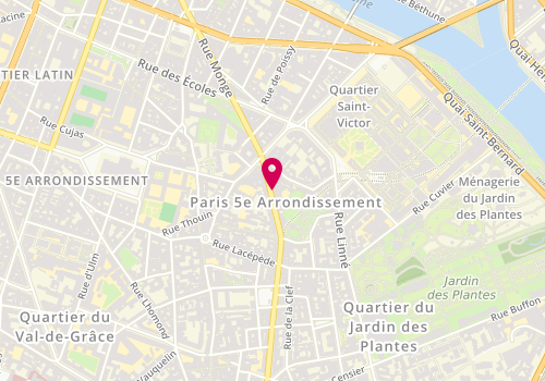 Plan de MAGNIER Marc, 39 Rue Monge, 75005 Paris