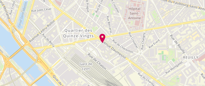 Plan de SABZEVARI Foroogh, 44 Avenue Daumesnil, 75012 Paris