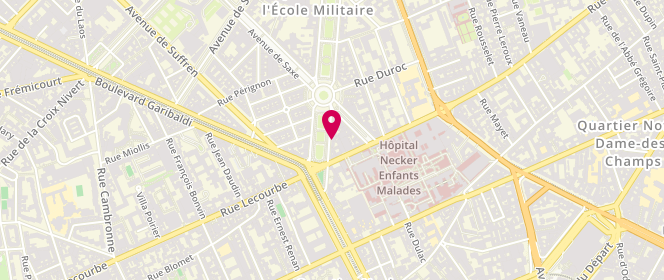 Plan de BINET Anna, 77 Bis Avenue de Breteuil, 75015 Paris