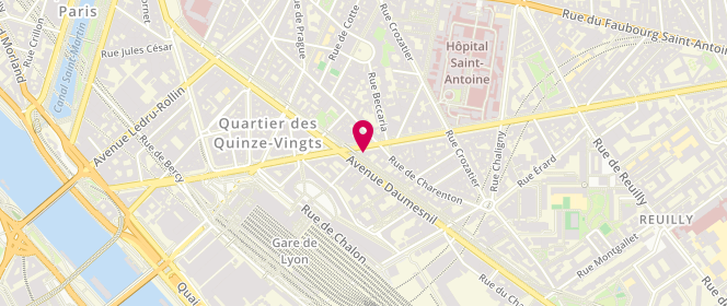 Plan de CORNELIE Chantal, 44 Boulevard Diderot, 75012 Paris