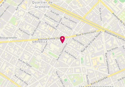 Plan de HAIMOVICI Patrick, 108 Rue du Theatre, 75015 Paris