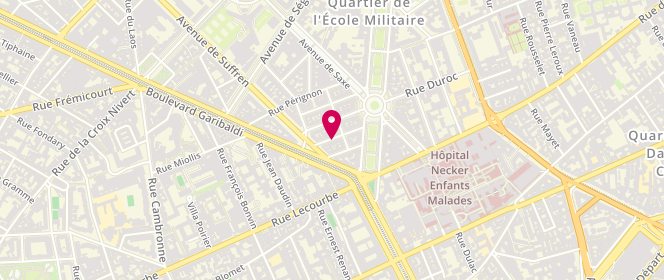 Plan de AEBERHARD Patrick, 7 Rue Rosa Bonheur, 75015 Paris