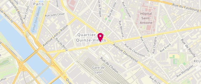 Plan de CHAROUSSET Christian, 31 Boulevard Diderot, 75012 Paris