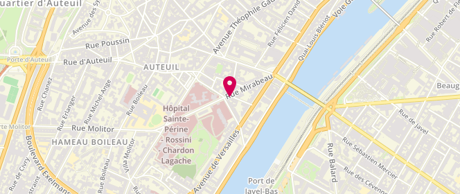 Plan de ANDRE Pascal, 19 Rue Mirabeau, 75016 Paris