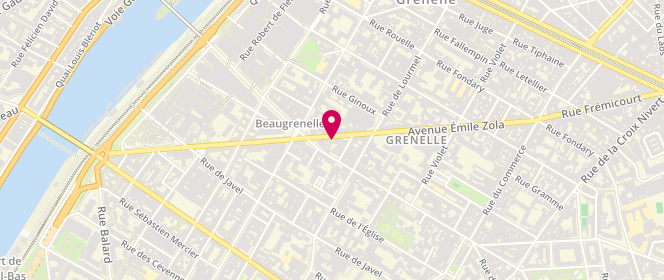 Plan de ANDRES Gilles, 82 Avenue Emile Zola, 75015 Paris