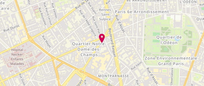 Plan de LERCH Anne, 131 Rue de Rennes, 75006 Paris