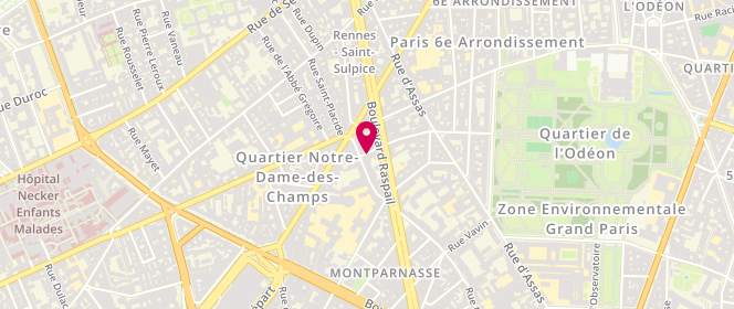 Plan de PONDAVEN Hélène, 45 Rue de Fleurus, 75006 Paris