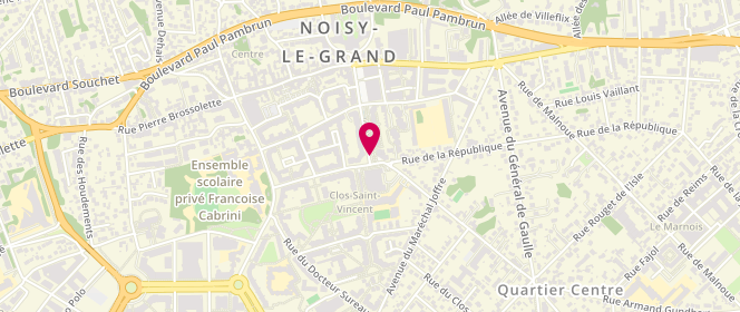 Plan de COHEN Jean-Luc, 53 Avenue Aristide Briand, 93160 Noisy-le-Grand