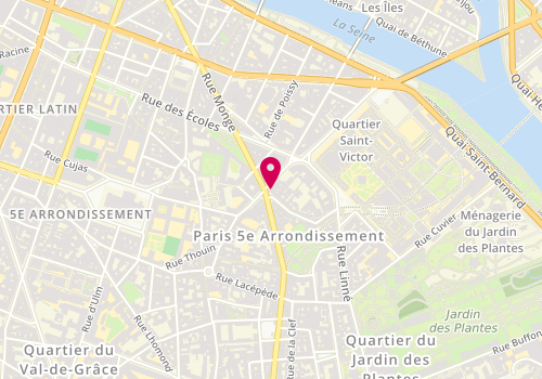 Plan de PARTOUCHE-FHIMA Nathalie, 29 Bis Rue Monge, 75005 Paris