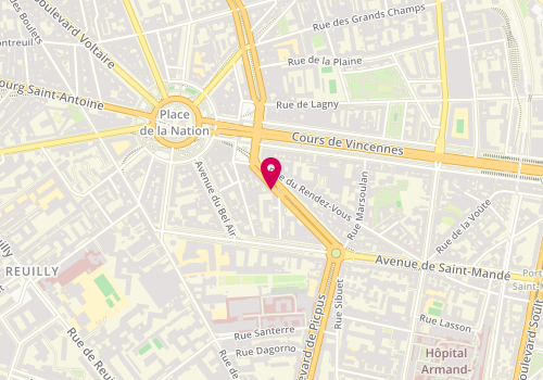 Plan de ROMAN Stanislas, 67 Boulevard de Picpus, 75012 Paris