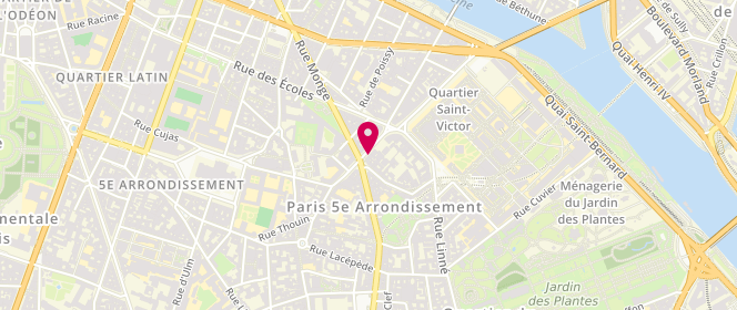 Plan de HACKE-MELA Ghislaine, 53 Rue du Cardinal Lemoine, 75005 Paris