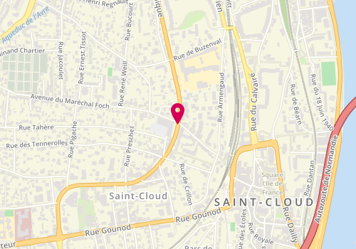 Plan de BLANC Pierre-Laurent, 13 Rue Alexandre Coutureau, 92210 Saint-Cloud