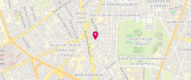 Plan de CAPUTO Georges, 27 Rue de Fleurus, 75006 Paris