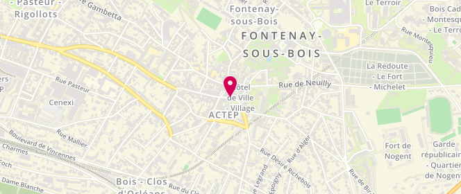 Plan de ZOUAOUI Myriam, 9 Rue de l'Ancienne Mairie, 94120 Fontenay-sous-Bois