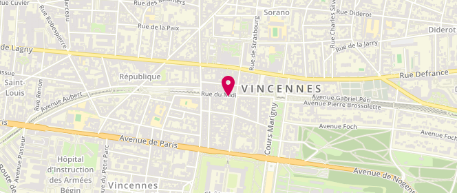 Plan de DJEN David, 19 Rue du Midi, 94300 Vincennes