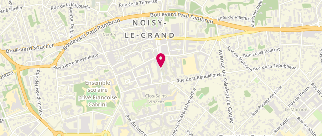 Plan de DI Clemente Danièle, 45 Avenue Aristide Briand, 93160 Noisy-le-Grand