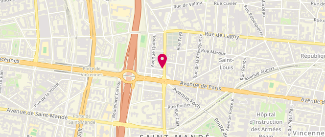 Plan de ELALOUF Clémence, 5 Avenue Joffre, 94160 Saint-Mandé