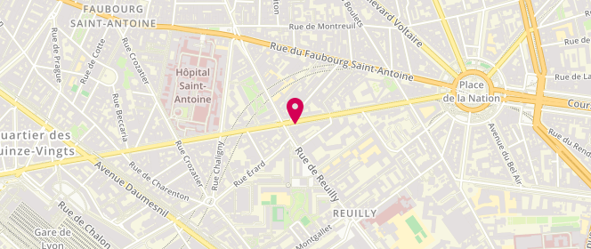 Plan de Joory Hurrychandur, 120 Boulevard Diderot, 75012 Paris