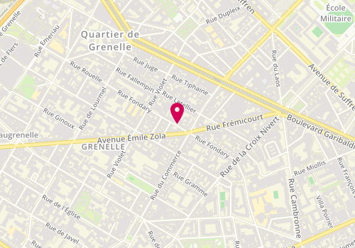 Plan de HACHET Jean Charles, 53 Rue Fondary, 75015 Paris