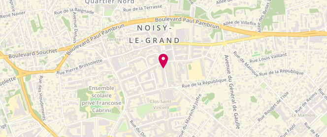 Plan de LERAY Denis, 20 Avenue Aristide Briand, 93160 Noisy-le-Grand