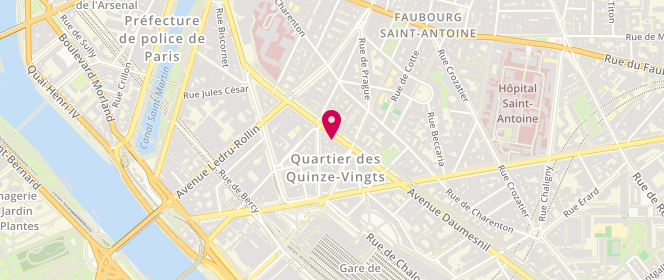 Plan de BENICHOU Paul, 28 Bis Avenue Daumesnil, 75012 Paris