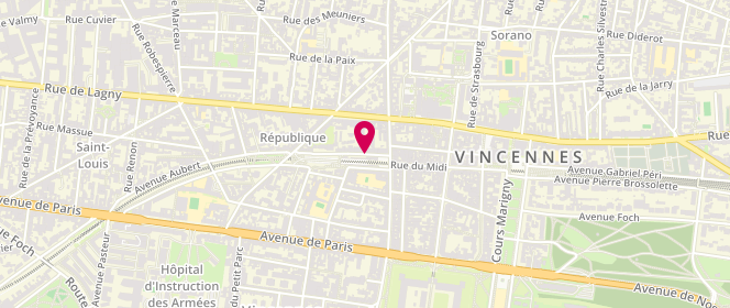 Plan de BANAYAN Emmanuel, 12 Avenue Aubert, 94300 Vincennes