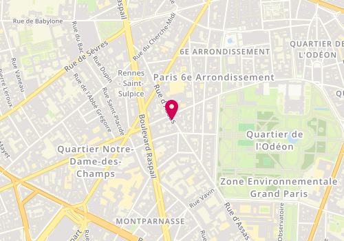 Plan de PEZZETTIGOTTA Stéphane, 36 Rue d'Assas, 75006 Paris