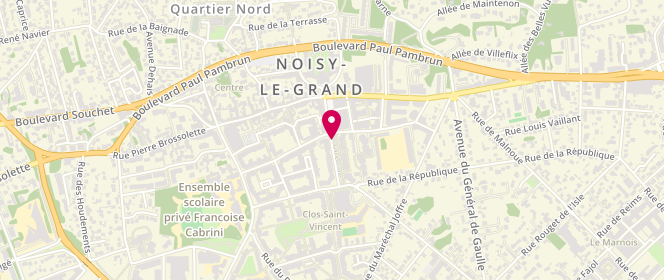 Plan de LOZINGUEZ Olivier, 21 Avenue Aristide Briand, 93160 Noisy-le-Grand