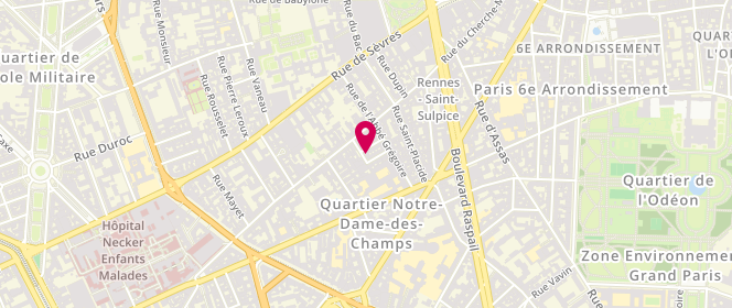 Plan de RONDIER Jean Philippe, 5 Rue de Bérite, 75006 Paris