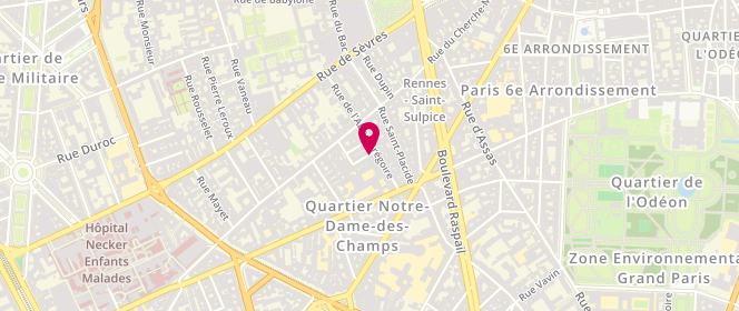 Plan de ORGIBET Alexandre, 3 Rue Jean François Gerbillon, 75006 Paris