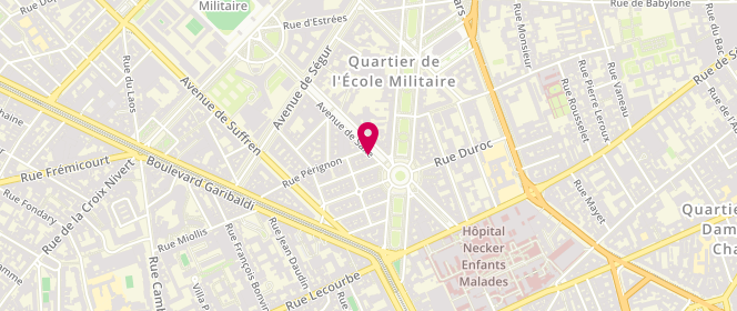 Plan de ZANDI Parissa, 50 Avenue de Saxe, 75015 Paris