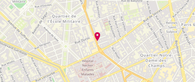 Plan de MOLINARI Emmanuel, 61 Boulevard des Invalides, 75007 Paris