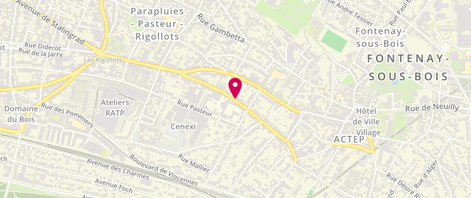 Plan de MOHAMEDI Diouani, 14 Rue Pierre Dulac, 94120 Fontenay-sous-Bois