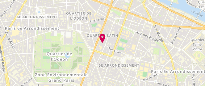 Plan de DOLTO Catherine, 21 Rue Cujas, 75005 Paris