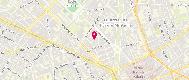 Plan de BAUP Nicolas, 5 Rue Albert de Lapparent, 75007 Paris
