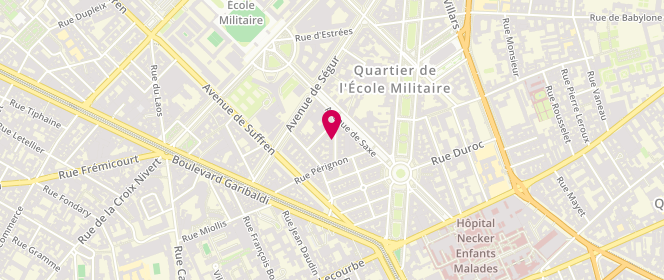 Plan de DELL'ISOLA Bruno, 4 Rue Léon Vaudoyer, 75007 Paris