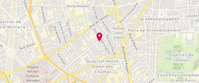 Plan de OPRON Philippe, 61 Rue du Cherche Midi, 75006 Paris