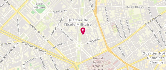 Plan de DOUCHET Marc, 55 Avenue de Breteuil, 75007 Paris