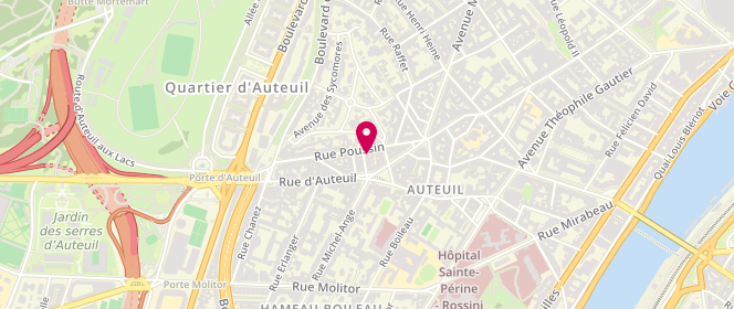 Plan de CADOCHE Guy, 6 Rue Girodet, 75016 Paris