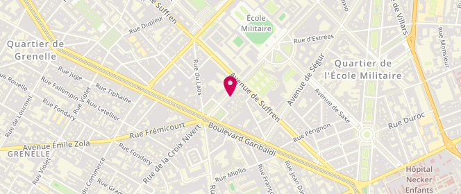 Plan de STOS Bertrand, 31 Avenue de Lowendal, 75015 Paris