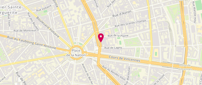 Plan de WIERNIK Gilbert, 18 Boulevard de Charonne, 75020 Paris