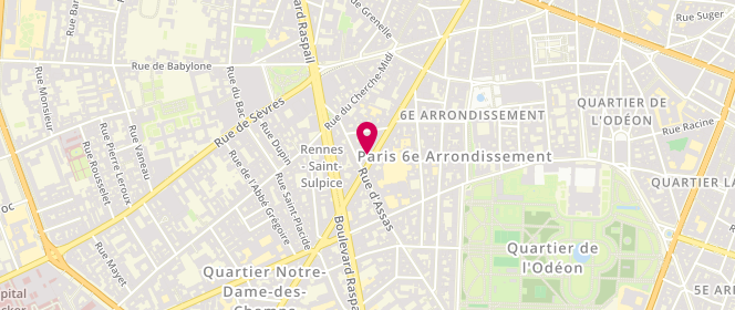 Plan de MOKRANE Azzeddine, 102 Rue de Rennes, 75006 Paris