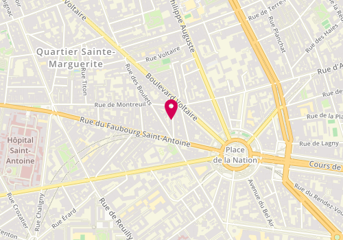 Plan de OHAYON Elisabeth, 7 Rue Chevreul, 75011 Paris
