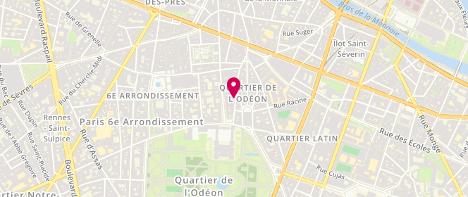 Plan de DE KERVENOAEL FRANÇOISE Jouan, 24 Rue de Conde, 75006 Paris