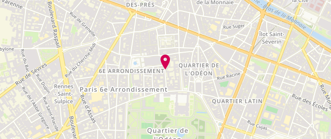 Plan de LAVAGNA Jean Paul, 7 Rue Garancière, 75006 Paris