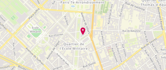 Plan de CLAVERIA Gustavo, 6 Place du Président Mithouard, 75007 Paris