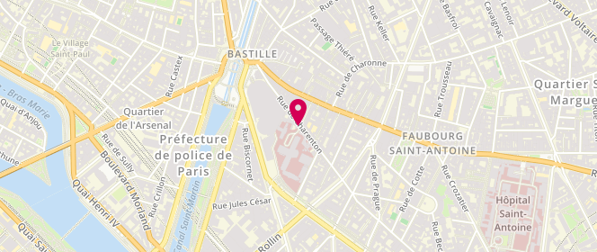 Plan de BEN Tahar Inès, 28 Rue de Charenton, 75012 Paris