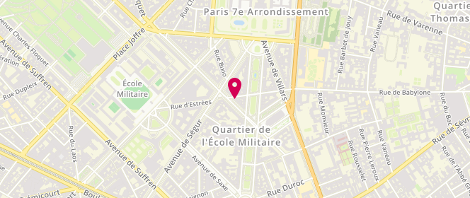 Plan de MARTINETTI Philippe, 39 Avenue Duquesne, 75007 Paris