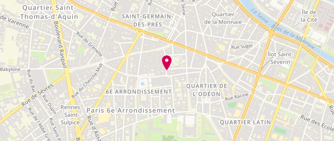 Plan de BARBET Marie Christine, 5 Rue Mabillon, 75006 Paris
