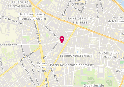 Plan de LACROSSE Philippe, 18 Rue du Vieux Colombier, 75006 Paris